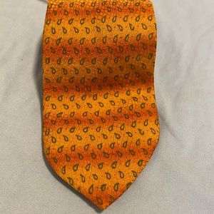 3 for $10 100% Silk Orange Pattern Necktie